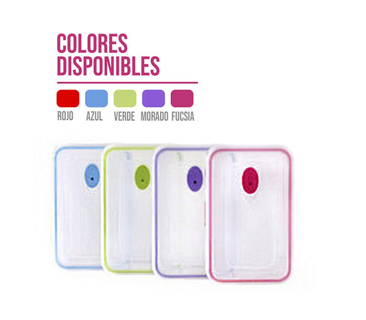 Recipientes plásticos kit  x 4 Unds.