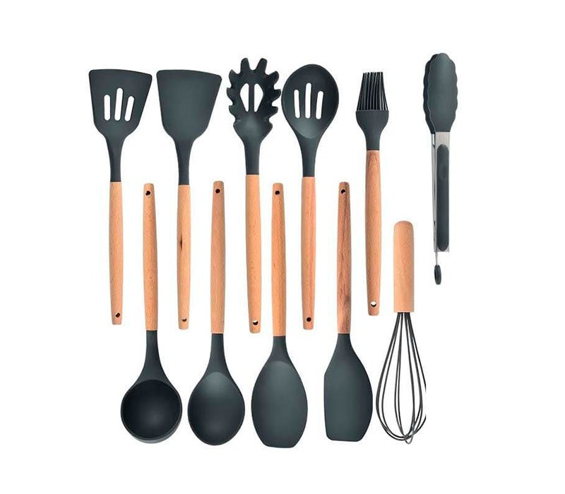 Utensilios de cocina de silicona Setx12